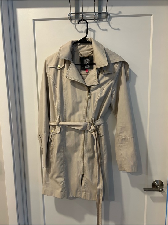 Vince Camuto Jackets & Blazers - Vince Camuto Light Beige Trench Coat with Belt